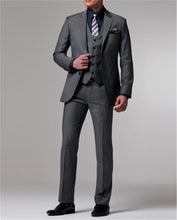 Load image into Gallery viewer, Dark Gray Groom Tuxedos