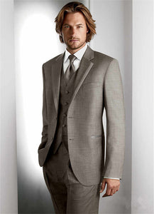 Dark Gray Groom Tuxedos