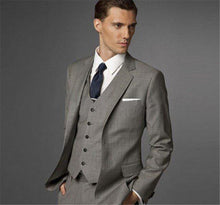 Load image into Gallery viewer, Dark Gray Groom Tuxedos