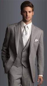 Dark Gray Groom Tuxedos