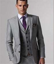 Load image into Gallery viewer, Wine Red Burgundy Mens Suits Slim Fit