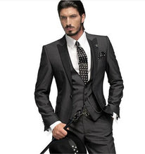 Load image into Gallery viewer, Wine Red Burgundy Mens Suits Slim Fit