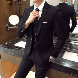 2019 new men's business casual high-end custom blazer