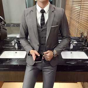 2019 new men's business casual high-end custom blazer