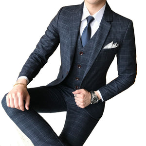 British style pattern suit