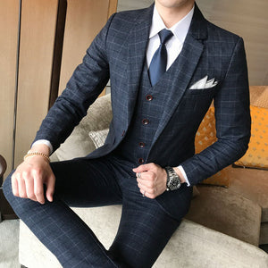 British style pattern suit