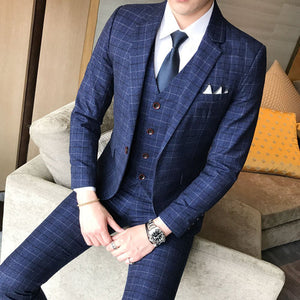 British style pattern suit